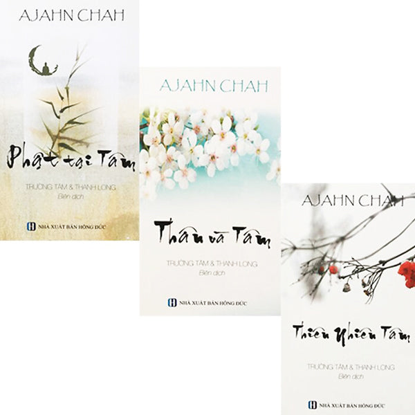 Combo Sách Thiền Sư Ajahn Chah: Phật Tại Tâm + Thân Và Tâm + Thiên Nhiên Tâm ( Bộ 3 Cuốn )