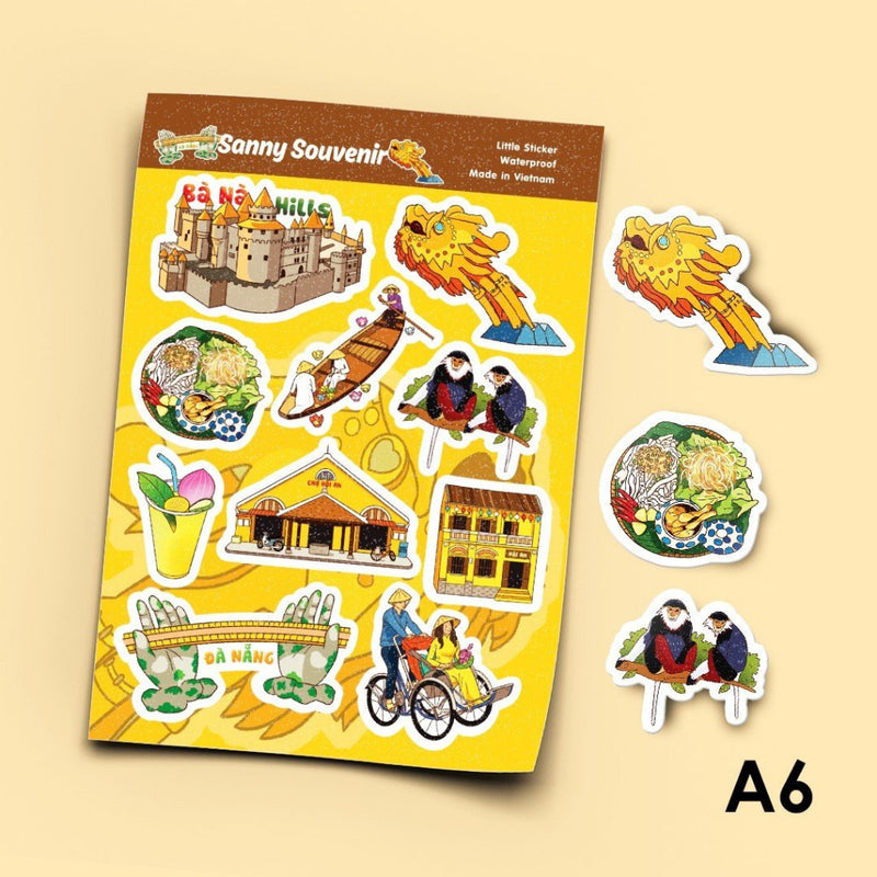 Sticker hình ảnh lưu niệm Việt Nam