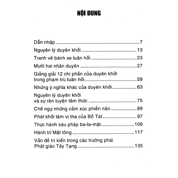 Sách - Nguyên Lý Duyên Khởi
