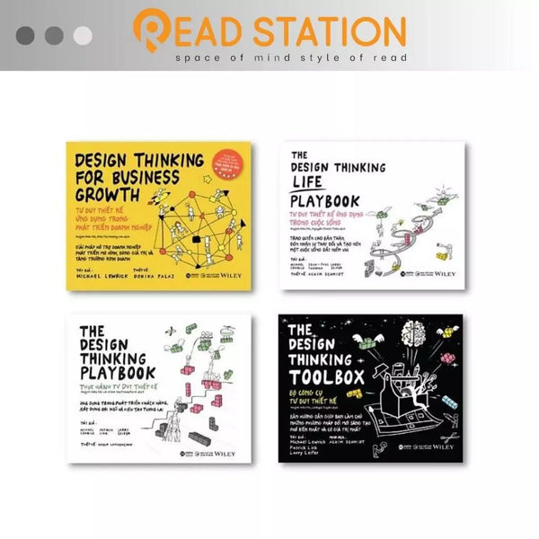 Combo 4 Cuốn Sách Bộ Tư Duy Thiết Kế: Design Thinking: Business Growth + Playbook + Life Playbook + Toolbox