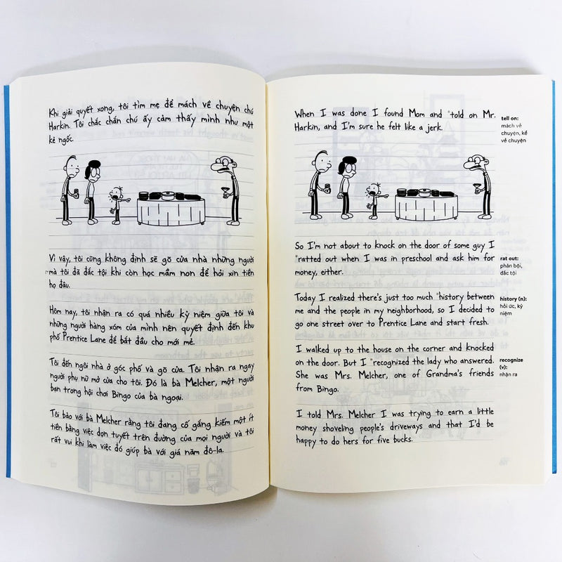 [Song Ngữ Anh - Việt ] Diary Of A Wimpy Kid - Nhật Ký Chú Bé Nhút Nhát (18 tập)