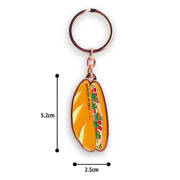 Móc khóa kim loại Món ăn Việt