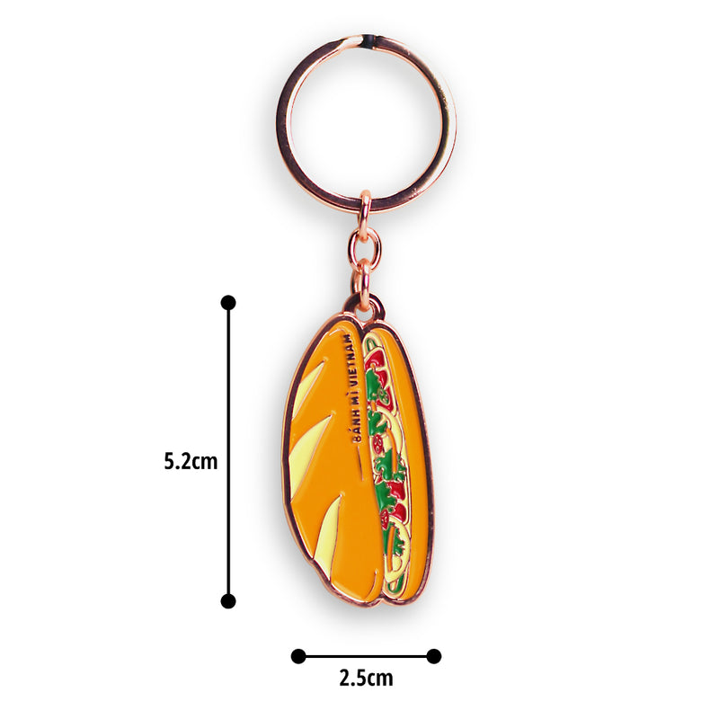 Móc khóa kim loại Món ăn Việt