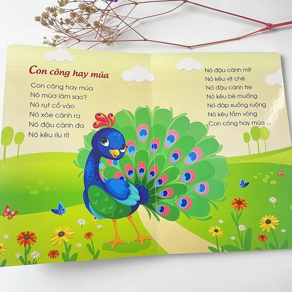 Sách Bộ 3 Cuốn Đồng Dao - Thơ - Truyện Cho Bé Học Nói - Giúp Bé Phát Triển Ngôn Ngữ Và Giao Tiếp (Bìa Cứng)