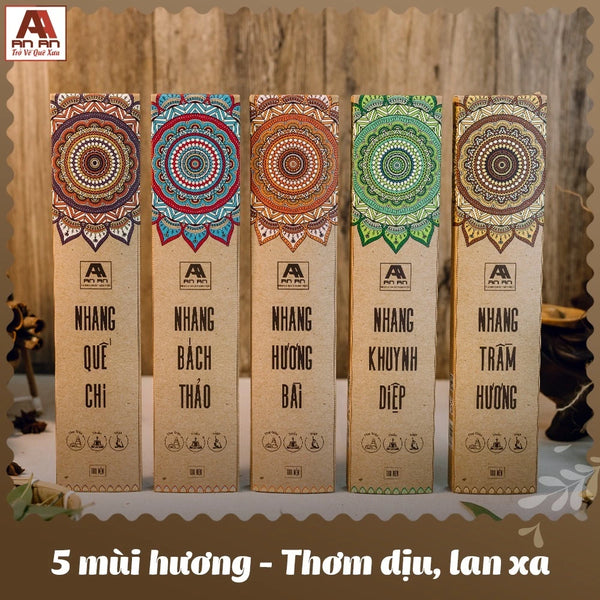 Nhang thơm sạch tinh khiết An An - 100 nén