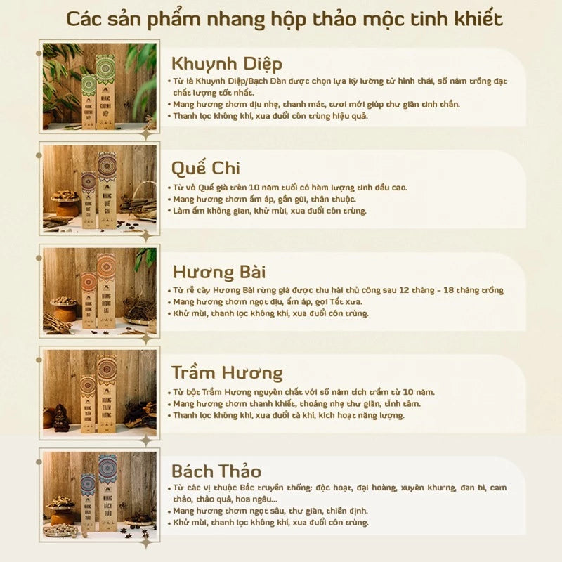 Nhang thơm sạch tinh khiết An An - 100 nén