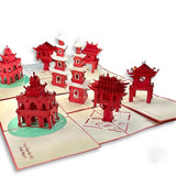 Thiệp giấy 3D mô hình Phong Cảnh Việt Nam