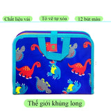 Sổ vẽ tự xóa graffiti phát sáng chất liệu PP cao cấp, chống nước an toàn cho bé