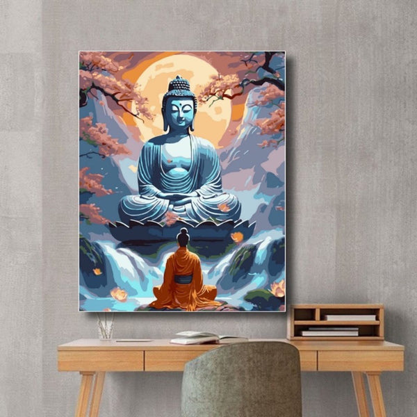 Tranh về Phật (tranh số hóa sơn dầu)