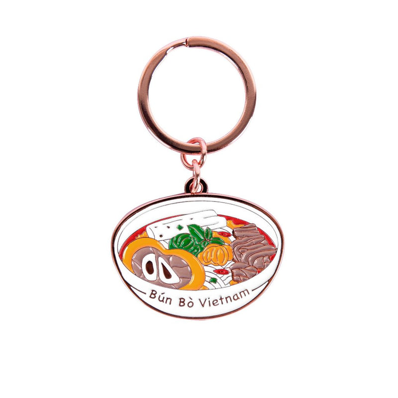 Móc khóa kim loại Món ăn Việt