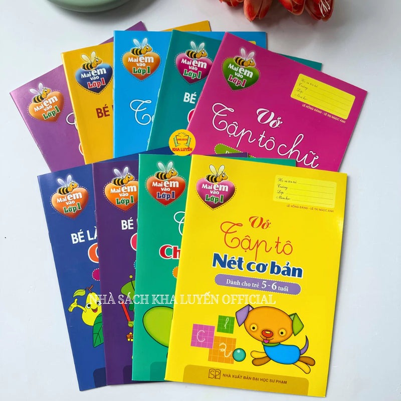 Mai Em Vào Lớp 1 (Túi 9 Cuốn) Dành Cho Trẻ 5 Đến 6 Tuổi