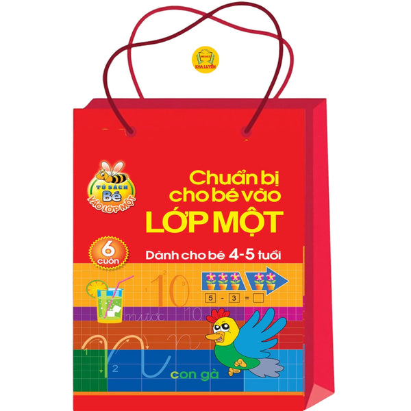 Chuẩn Bị Cho Bé Vào Lớp 1, Dành Cho Bé 4-5 Tuổi (Túi 6 Cuốn)
