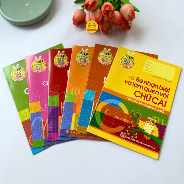 Chuẩn Bị Cho Bé Vào Lớp 1, Dành Cho Bé 4-5 Tuổi (Túi 6 Cuốn)