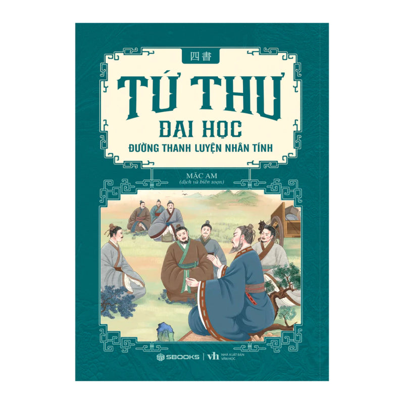 Combo 4 Cuốn Tứ Thư: Đại Học + Luận Ngữ + Trung Dung + Mạnh Tử