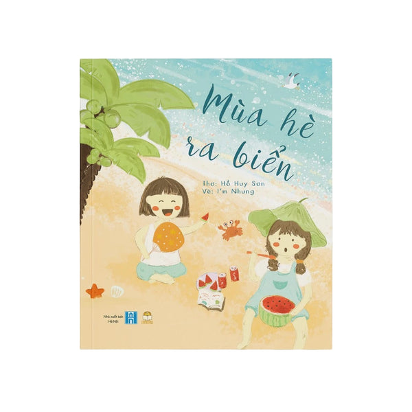 Cuốn Mùa hè ra biển (Bìa cứng) - Sách thơ vui cho bé