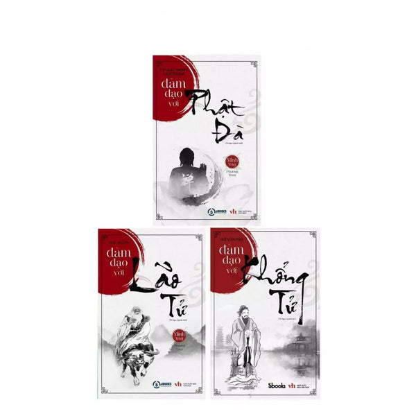 Combo 3 Cuốn: Đàm Đạo với Phật Đà + Đàm Đạo với Khổng Tử + Đàm Đạo với Lão Tử