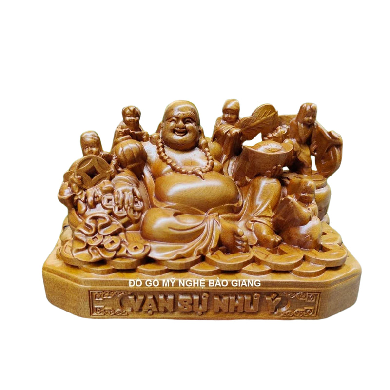 Tượng phật di lặc gỗ