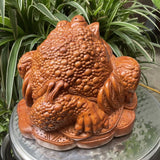 Tượng Con Cóc Ngậm Vàng Gỗ Hương
