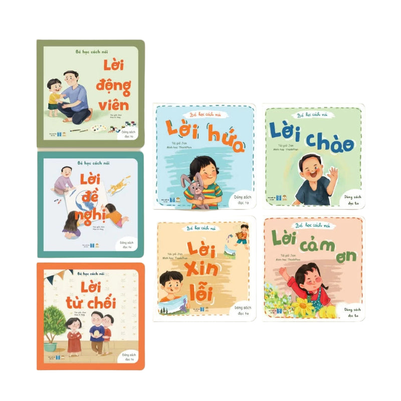 Combo Bé Học Cách Nói 7 cuốn - Bìa mềm