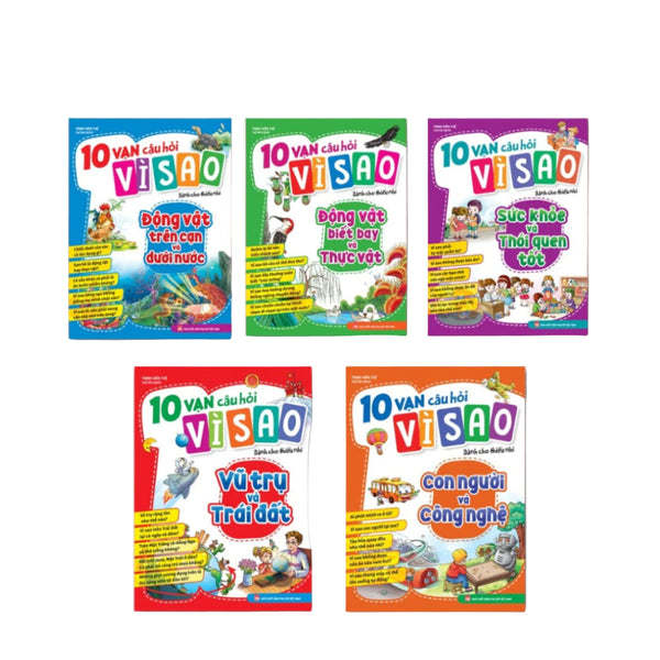 Combo 5 Cuốn 10 Vạn Câu Hỏi Vì Sao