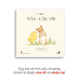 Truyện Ehon bé 1-2-3 tuổi - Combo 4 cuốn Này Câụ ơi, Vừa in, Nối, Chạm tay nhau