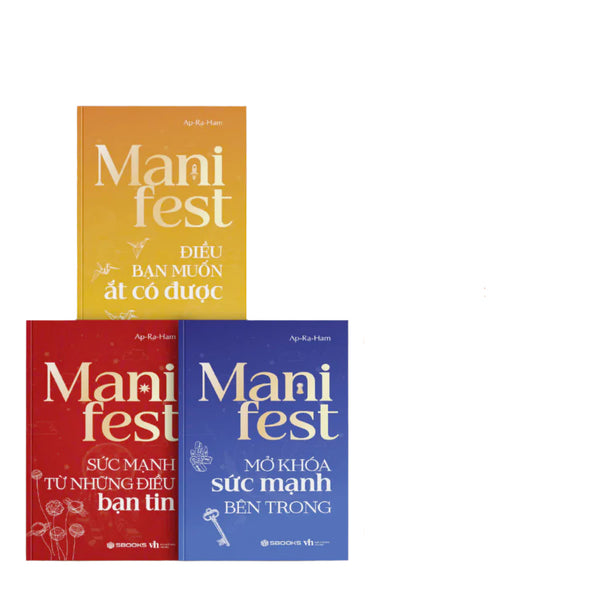 Combo 3 Cuốn Manifest: Mở Khóa Sức Mạnh Bên Trong + Điều Bạn Muốn Ắt Có Được + Sức Mạnh Từ Những Điều Bạn Tin