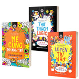 Bộ Sách Brain Games: Luyện Trí Nhớ + Mê Cung Nhanh Trí + Thử Thách Logic
