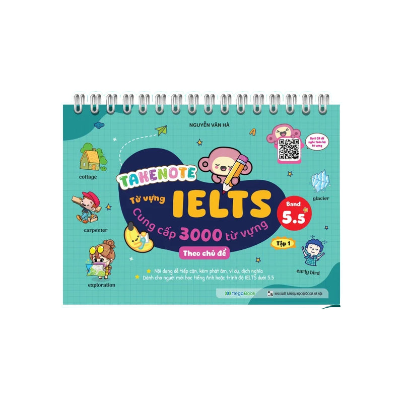 Takenote IELTS 3000 Từ vựng theo chủ đề - Tập 1 (Band 5.5)