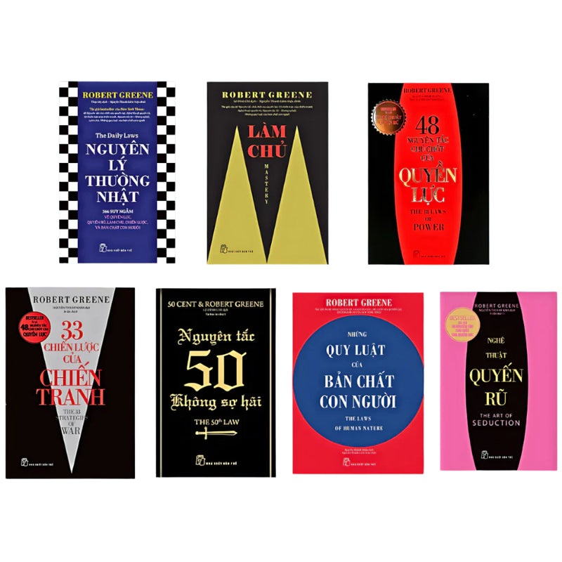 Combo 7 Cuốn Sách Của Robert Greene