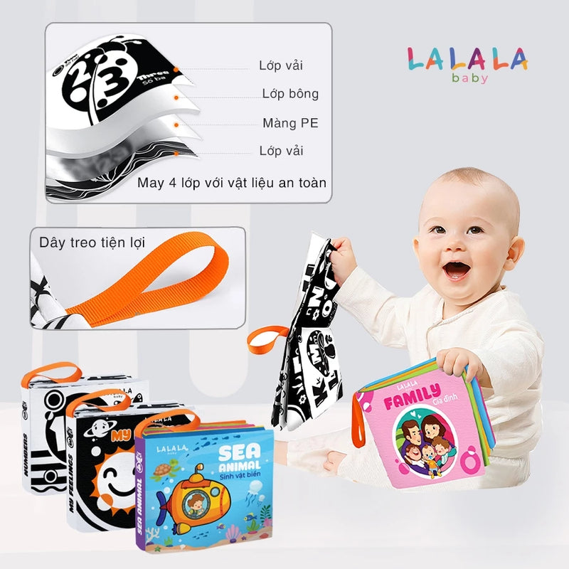 Sách vải cho bé sơ sinh 0 đến 12 tháng