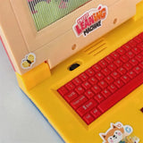 Đồ chơi máy tính laptop ANBEBE cho bé, máy tính bảng có chuột kèm đèn led cho bé từ 2-5 tuổi