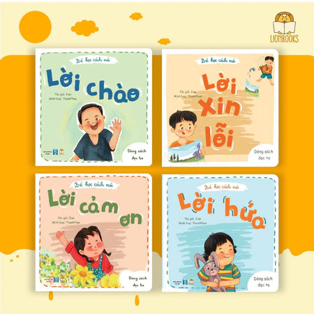 Combo Bé Học Cách Nói 7 cuốn - Bìa mềm