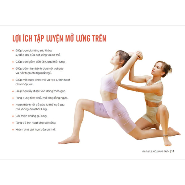 Sách - 5 levels mở lưng trên