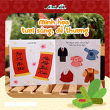 Sách Sắc màu Tết nguyên đán cho bé 0-3 tuổi tìm hiểu về phong tục Tết cổ truyền