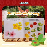 Sách Sắc màu Tết nguyên đán cho bé 0-3 tuổi tìm hiểu về phong tục Tết cổ truyền