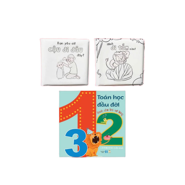 Combo 3 cuốn Sách chơi tương tác cho bé