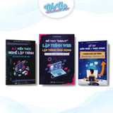 Combo 4 sách: Sử dụng AI để master lập trình, A-Z Kiến thức lập trình, 3 Ngôn ngữ lập trình, Sổ tay dân IT lập trình web