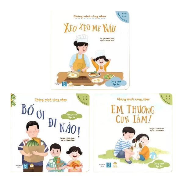 Bộ Chúng Mình Cùng Nhau phần 1 (3 cuốn Bìa mềm) - Cho bé 0-6 tuổi