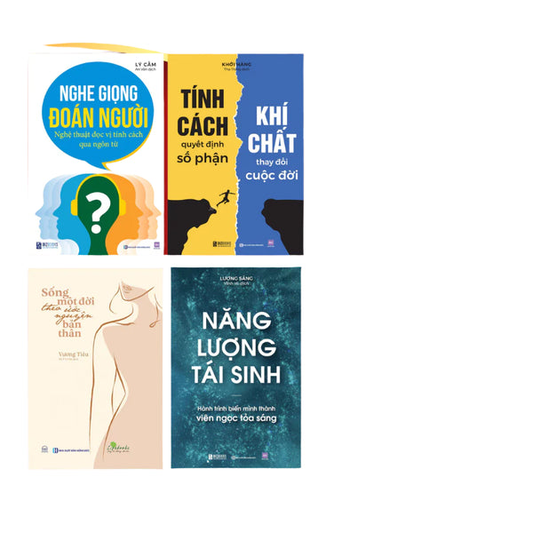Sách Phụ Nữ: Nghe Giọng Đoán Người, Năng Lượng Tái Sinh, Sống Theo Ước Nguyện Bản Thân, Tính Cách Quyết Số Phận