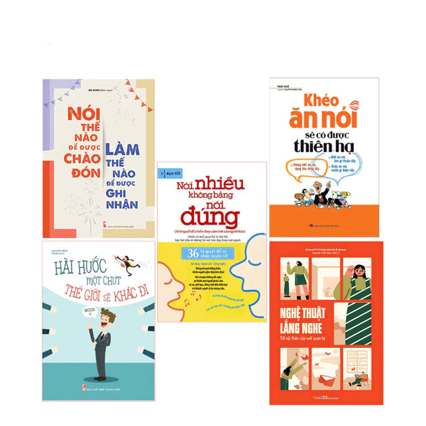 Combo 5 Cuốn Cải Thiện Và Nâng Cao Kỹ Năng Giao Tiếp