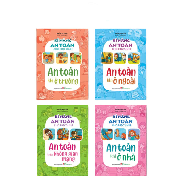 Combo 4 cuốn Kĩ Năng An Toàn Cho Học Sinh