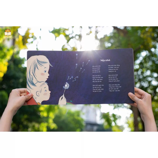 Sách ru - Tập thơ Nếp nhà cho con bồi cứng
