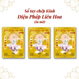 Sổ tay Diệu Pháp Liên Hoa in mờ