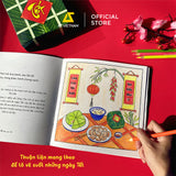 Sách Thiếu Nhi - Màu Của Tết (Tô Màu)