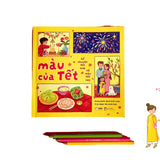 Sách Thiếu Nhi - Màu Của Tết (Tô Màu)
