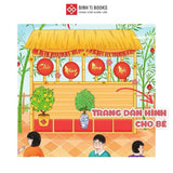 SÁCH - KHỔNG LỒ VỀ TẾT - EM ĐI CHỢ TẾT (VỚI RẤT NHIỀU MIẾNG BÓC DÁN SỬ DỤNG NHIỀU LẦN)