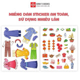 SÁCH - KHỔNG LỒ VỀ TẾT - EM ĐI CHỢ TẾT (VỚI RẤT NHIỀU MIẾNG BÓC DÁN SỬ DỤNG NHIỀU LẦN)