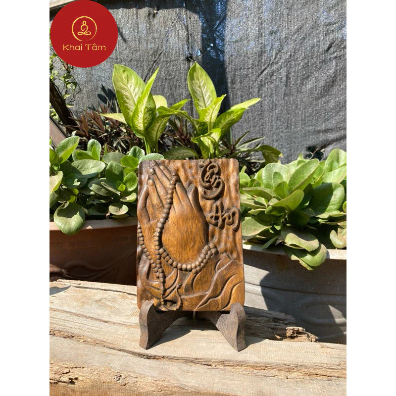 Tranh Gỗ Decor Chấp Niệm Tâm An