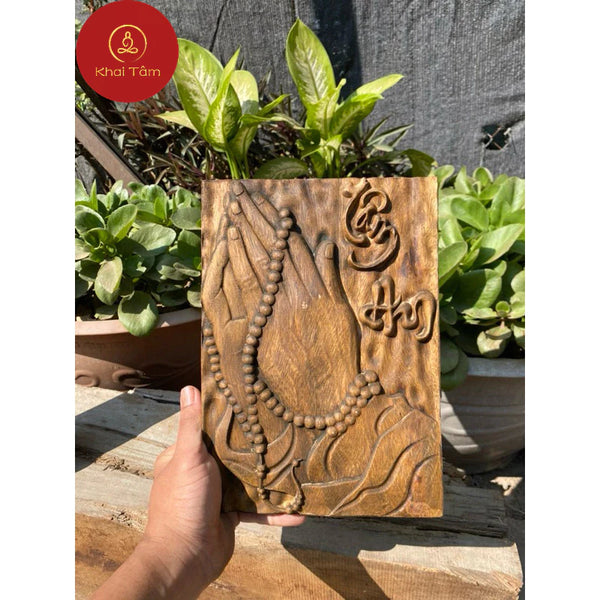 Tranh Gỗ Decor Chấp Niệm Tâm An