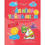 Bộ 4 cuốn "Dán hình thông minh cho bé 1-5 tuổi Sách tương tác vừa học vừa chơi"